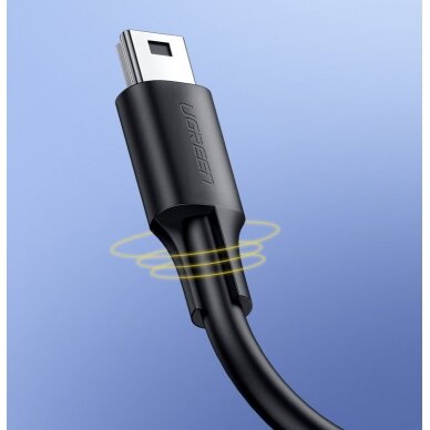 USB Kabelis Ugreen - mini USB cable 480 Mbps 2 m Juodas (US132 30472) 22
