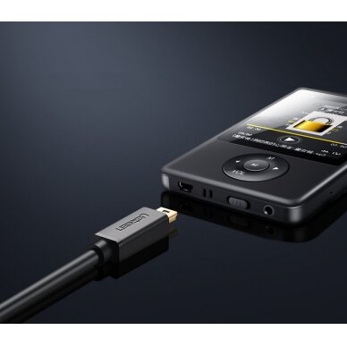USB Kabelis Ugreen - mini USB cable 480 Mbps 2 m Juodas (US132 30472) 3