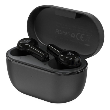 Vandeniui Atsparios Belaidės Ausinės Tronsmart Apollo Air + TWS Bluetooth 5.2 Juodos (372359) 5