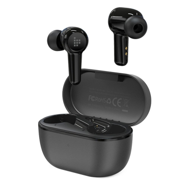 Vandeniui Atsparios Belaidės Ausinės Tronsmart Apollo Air + TWS Bluetooth 5.2 Juodos (372359)
