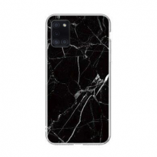 Wozinsky Marble Tpu Dėklas Samsung Galaxy A31 Juodas