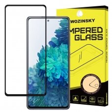 Wozinsky Tempered Glass Full Glue apsauginis stiklas skirta Samsung Galaxy A72 Juodas