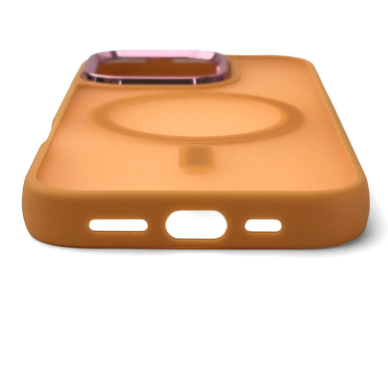 Wozinsky Fashion dėklas su MagSafe Samsung Galaxy S25 - oranžinis 5