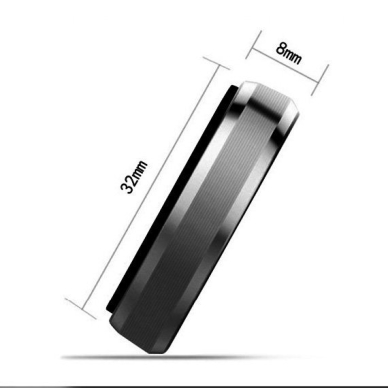 Wozinsky Flat Vehicle Mount Magnetic Bracket juodas (Wmh-02) 3