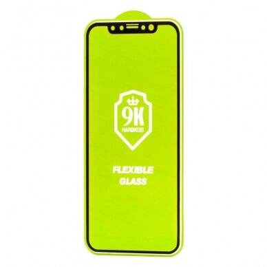 Iphone 12 Mini Wozinsky Full Cover Flexi Nano Glass Hibridinis Apsauginis Stiklas  Juodais Kraštais 12