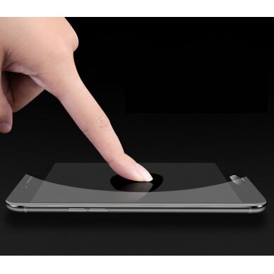 Iphone 12 Mini Wozinsky Full Cover Flexi Nano Glass Hibridinis Apsauginis Stiklas  Juodais Kraštais 6