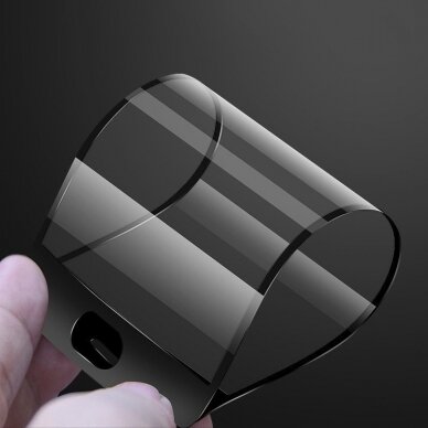 Wozinsky Full Cover Flexi Nano lankstus stiklas Samsung Galaxy A72 4G juodais kraštais 1
