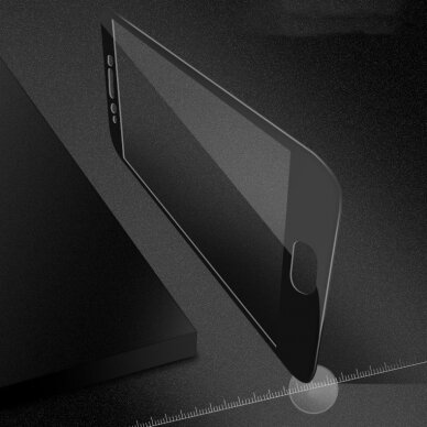 Wozinsky Full Cover Flexi Nano lankstus stiklas Samsung Galaxy A72 4G juodais kraštais 4