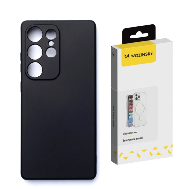 Wozinsky Minkštas Dėklas skirtas Samsung Galaxy S24 FE - Juodas