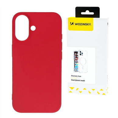 Wozinsky silikoninis dėklas Samsung Galaxy S25 - raudonas
