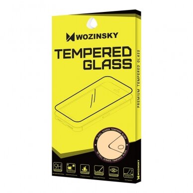Iphone 12 Mini Wozinsky Tempered Glass Full Glue Pilnai Ekraną Dengiantis Grūdintas Stiklas  Juodais Kraštais 1