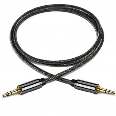 Wozinsky universal mini jack cable 2x AUX cable 1.5 m black 2