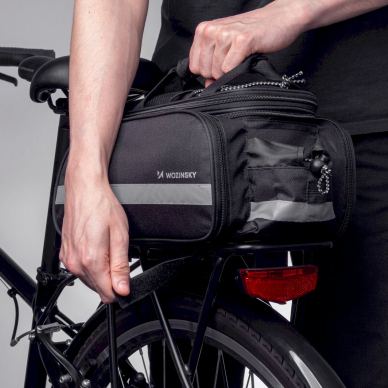 Wozinsky WBB36BK 27L bicycle Krepšys - Juodas 4