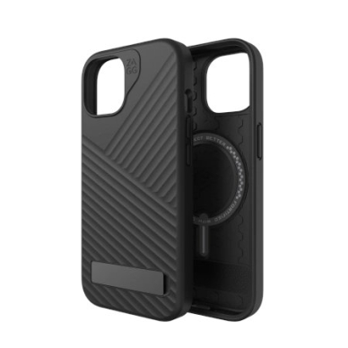 ZAGG Denali Snap KS MagSafe Dėklas su stoveliu skirtas iPhone 15 / 14 / 13 - Juodas 1